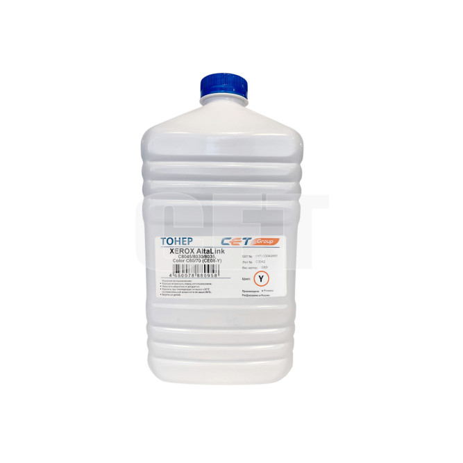 Тонер для XEROX AltaLink C8045/8030/8035/ C60/70 (фл,630,желтый,CE08-Y,Japan) (CET), CET111042630
