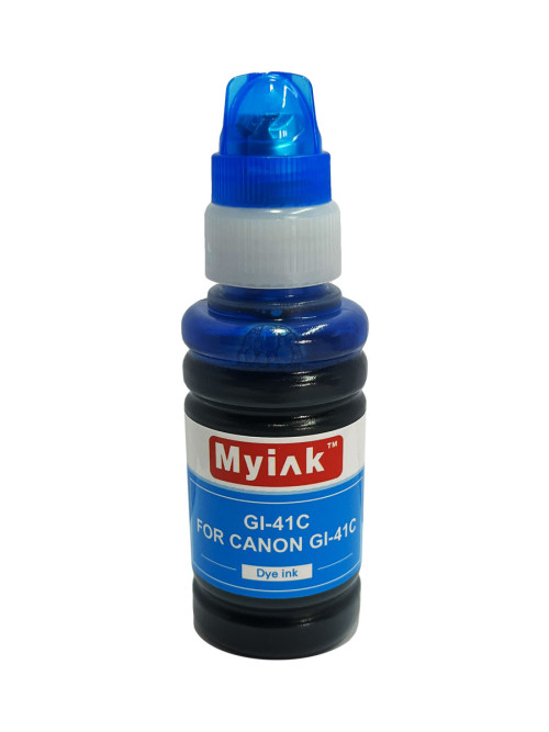 Чернила EcoTank GI-41С для Canon PIXMA G1420/G2420/G2460/G3420/G3460 (70мл,cyan) MyInk.