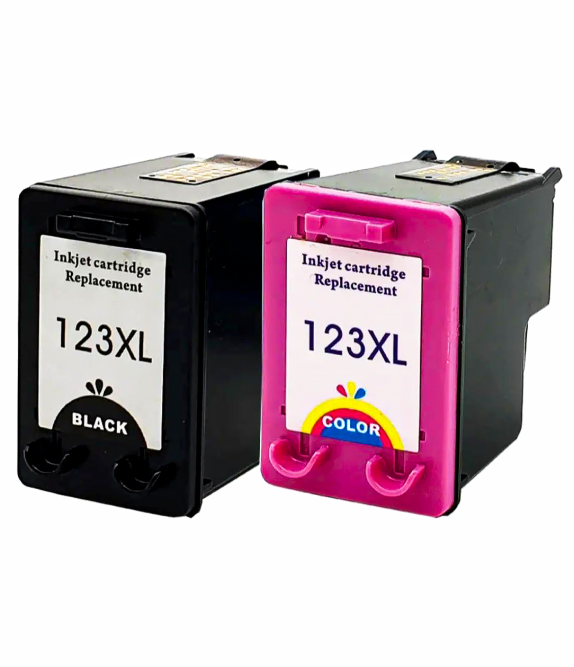 Комплект картриджей 123XL (black+color) для принтера HP DeskJet 2130 F6V19AE/F6V18AE Unijet