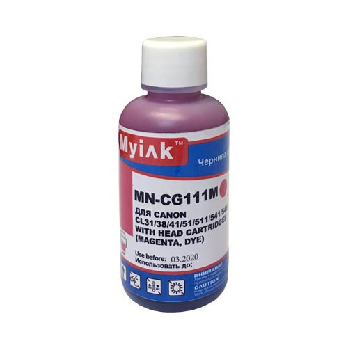 Чернила для CANON CL-41/51 (100мл,magenta Dye) NI-CG111M Gloria™ MyInk