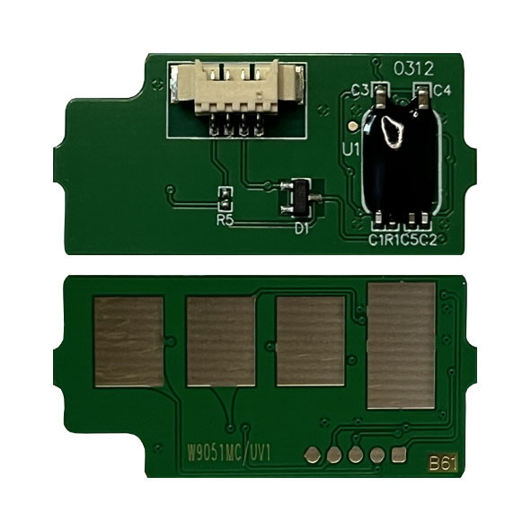 Чип к-жа HP LJ Managed MFP E87640/E87650/E87660 (52K,шлейф) W9051MC cyan  UNItech(Apex)