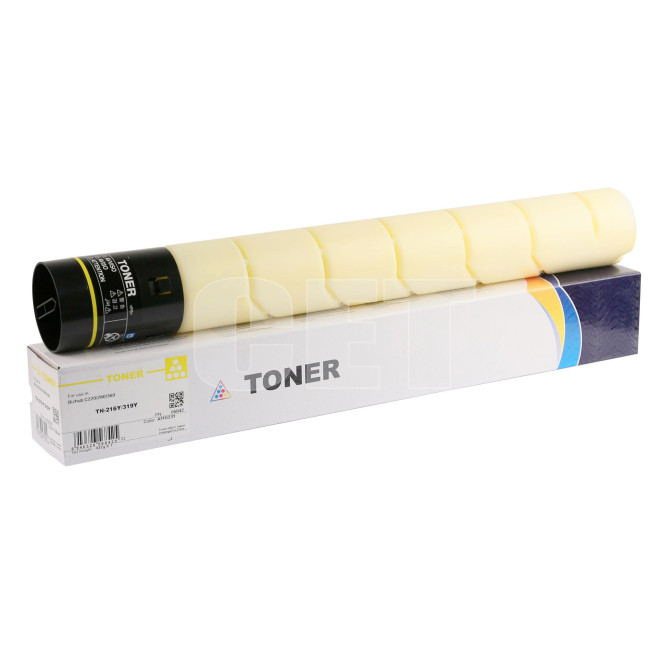 Тонер-картридж для KONICA MINOLTA bizhub C220/C280/C360 (TN-216Y/319Y) (26K) желтый (CET), CET6842