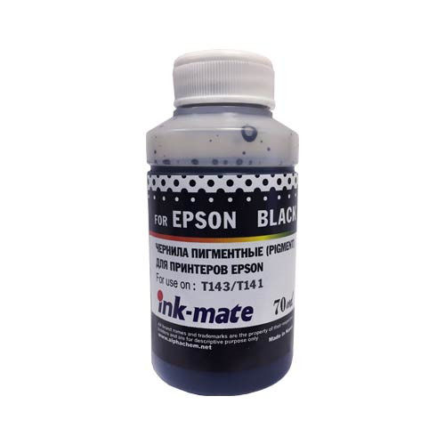 Чернила для epson (t143/t141)/ expression home xp-103/203/406 (70мл, black, pigment) eim-143pbk ink-mate