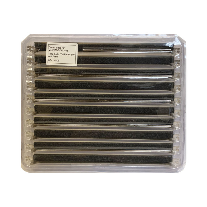 Дозирующее лезвие (Doctor blade) для Samsung ML-2160, Xpress M2020 (УПАКОВКА 10 шт) TMS (с уплотнителем)