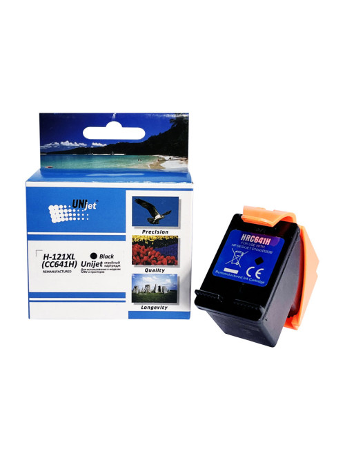 Картридж для (121XL) HP DJ D2563/F4283 CC641HE (R) Black Unijet