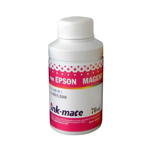 Чернила для EPSON (T6643) L100/ L200 (70мл, magenta, Dye) EIM-200M Ink-Mate
