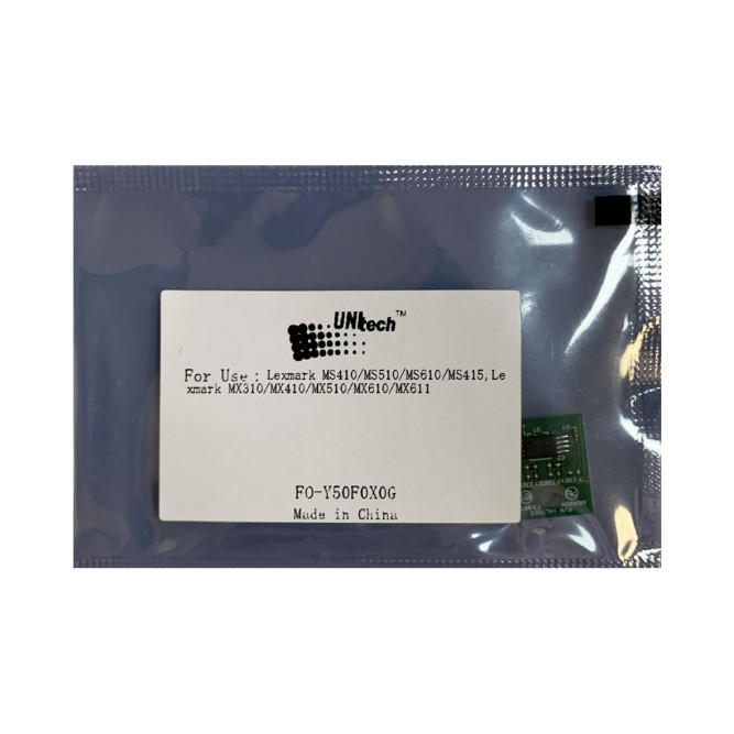 Чип к-жа Lexmark MS/MX 410/510/610, MS415, MX310/511/611 (All Regions) (10K) (для любого ПО) UNItech(Apex)