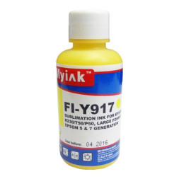 Чернила для EPSON St Photo R230/T50 (100мл,yellow,сублимационные) FI-Y917/ES917Y MyInk