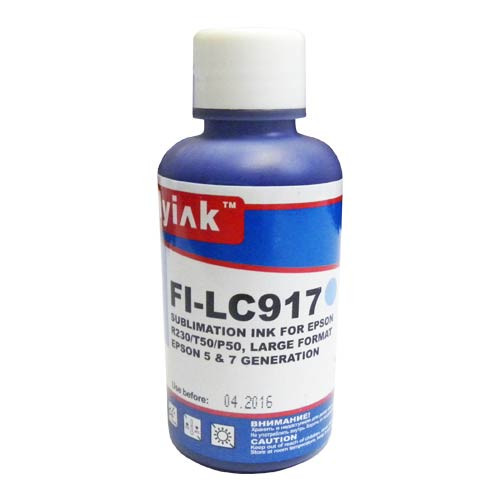 Чернила для EPSON St Photo R230/T50 (100мл,light cyan,сублимационные) FI-LC917/ES917LC MyInk