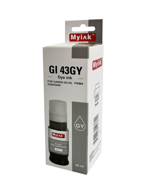 Чернила для CANON GI-43GY ( 60мл, контейнер, grey Dye) для PIXMA G540/G640 GI43GY MyInk