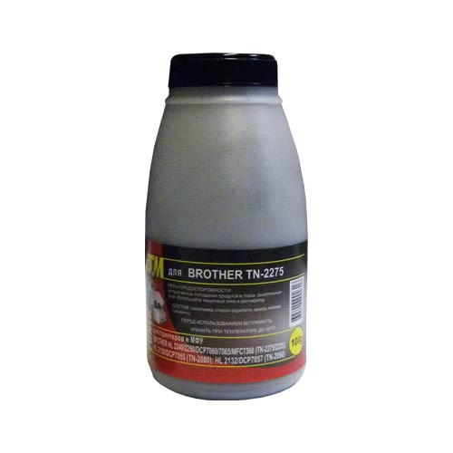 Тонер для BROTHER HL 2240/2250/2130/2132/DCP-7060/7065/MFC-7360 (TN-2235/2275/2080/2090) (фл,100) ATM