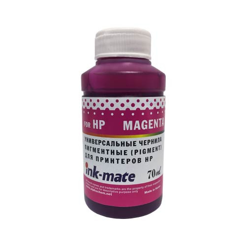 Чернила универсальные для hp (70мл, magenta, pigment) himb-upm ink-mate
