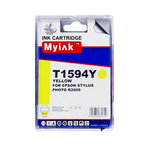 Картридж для (T1594) EPSON St Photo R2000 Yellow (18,4ml, Pigment) MyInk