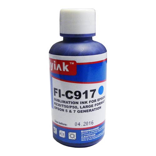 Чернила для EPSON St Photo R230/T50 (100мл,cyan,сублимационные)  FI-C917/ES917C MyInk