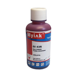 Чернила для CANON GI-43R (100мл, red Dye) для PIXMA G540/G640 GI43R MyInk
