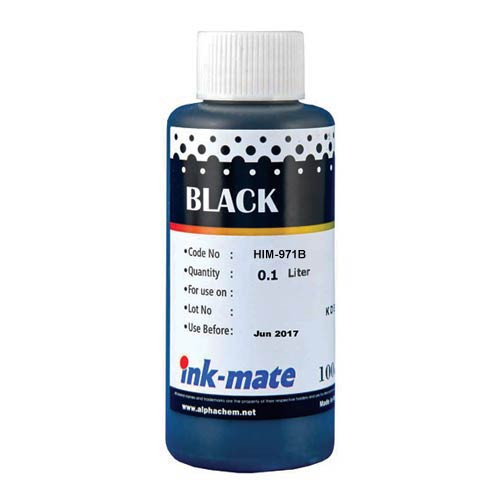 Чернила для hp officejet pro x451dn/x551dw/x476dn/x576dw  (100мл, black, dye) him-971b ink-mate