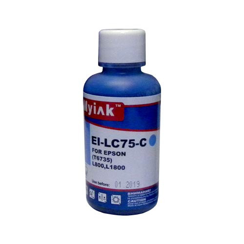 Чернила для EPSON (T6735) L800/  L805/ L1800(100мл, light cyan Dye) EI-LC75-C  Gloria™ MyInk