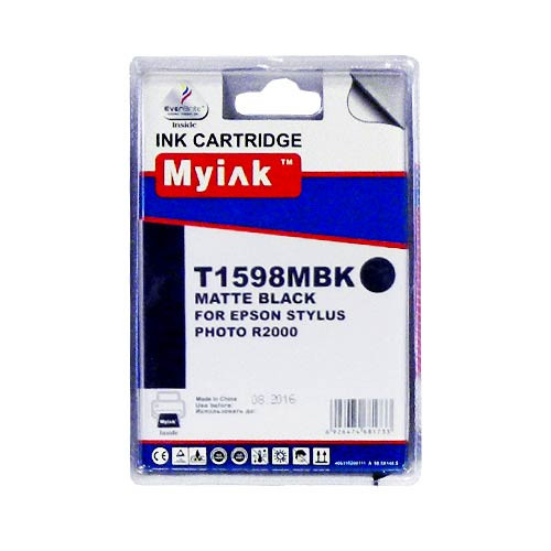 Картридж для (T1598) EPSON St Photo R2000 Matte Black (18,4ml, Pigment) MyInk