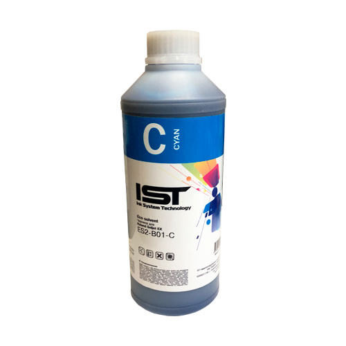 Чернила экосольвентные для Roland Soljet /MUTOH/Mimaki (1л,cyan) ES2-B01-C IST