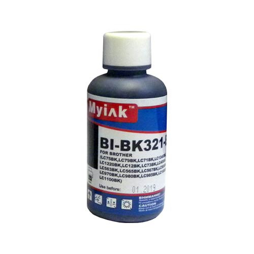 Чернила для Brother LC1240BK (100мл,black, Dye) BI-BK321-B Gloria™ MyInk
