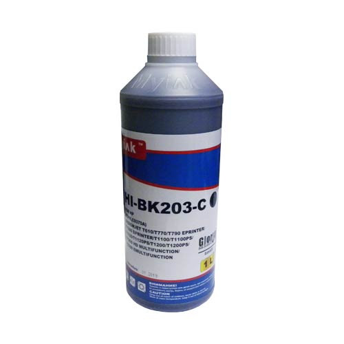 Чернила для ( HP 72, HP 727, HP 764) C9370A (1л, photo black, Dye) HI-BK203-C Gloria™ MyInk