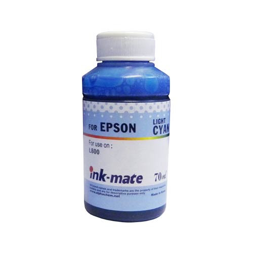 Чернила для EPSON (T6735) L800 (70мл, light cyan, Dye) EIM-801LC Ink-Mate