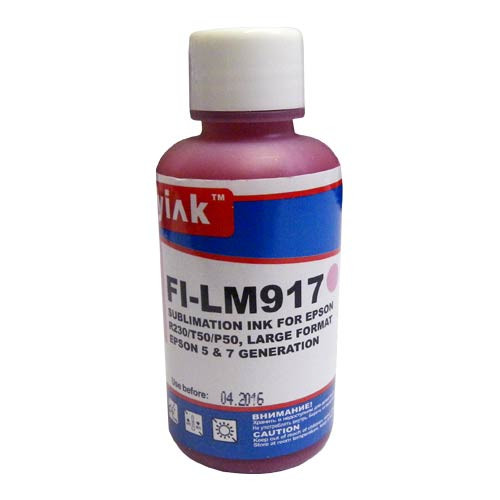 Чернила для EPSON St Photo R230/T50 (100мл,light magenta,сублимационные) FI-LC917/ES917LM  MyInk