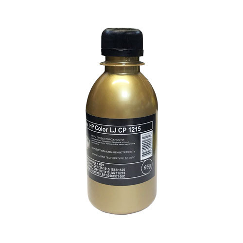 Тонер для HP Color LJ CP 1215/1515/1518/1525/СМ1312/CM1415/CP1025/ 2025 (фл,55,черный,Chemical MKI) Gold ATM