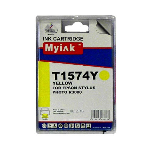 Картридж для (T1574) EPSON St Photo R3000 Yellow MyInk