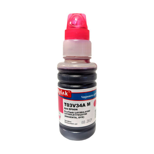 Чернила для EPSON EcoTank (101) L4150/L4160/L6160/L6170/L6190 (70мл,magenta, Dye) T03V34A  MyInk
