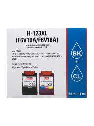 Комплект картриджей 123XL (black+color) для принтера HP DeskJet 2130 F6V19AE/F6V18AE MyInk