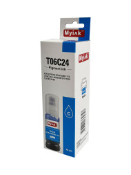 Чернила для EPSON EcoTank (112) (T06C24) L6550/6570/11160/15150/15160 (70мл, cyan,Pigment) MyInk