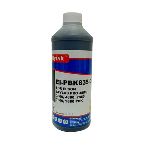 Чернила для EPSON (T0591) St Pro R2400/2880/ 3000/3800/7800/9800/7880/9880 (1л, photo black, Pigment) EI-PBK835-C  EverBrite™ MyInk
