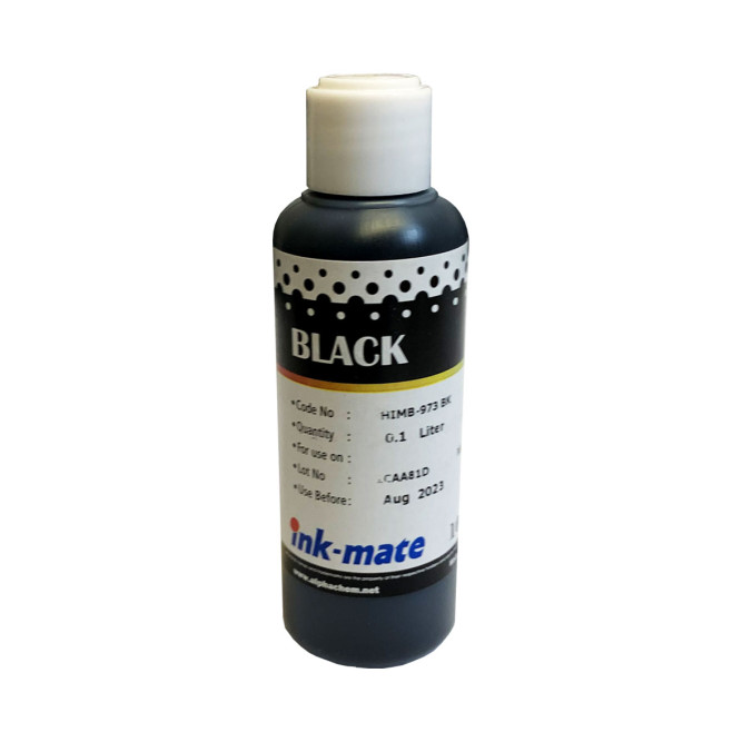 Чернила для HP (973) X452dw/X477dw/x577dw/x576dw  (100мл, black, Pigment) HIM-973PBk Ink-Mate