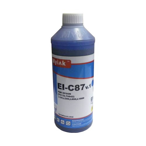 Чернила для EPSON (T6642/T6732) L100/L200/ L655/ L800/L805/ L1800 (1л, cyan, Dye) EI-C87 Gloria™ MyInk