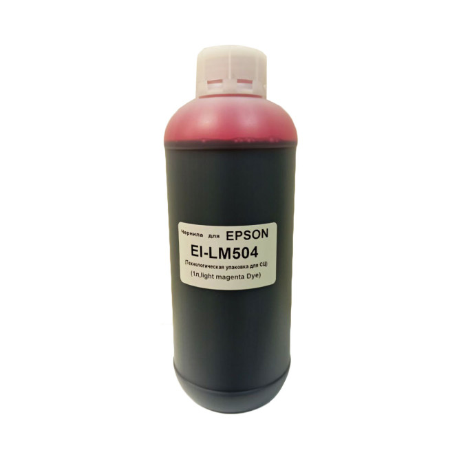 Чернила для EPSON (1л,light magenta Dye) EI-LM504 (Технологическая упаковка для СЦ)