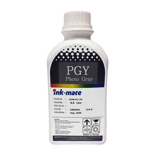 Чернила для CANON PFI-101/301/306 (500мл,light grey,Pigment) CIM-911PG Ink-Mate