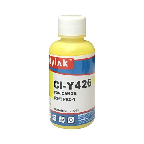 Чернила для canon pgi-29y (100мл,yellow, pigment) ci-y426 everbrite™ myink
