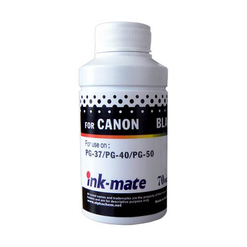 Чернила для CANON PG-37/ PG-40/ PG-50 (70мл, black pigment) CIM-04A Ink-Mate