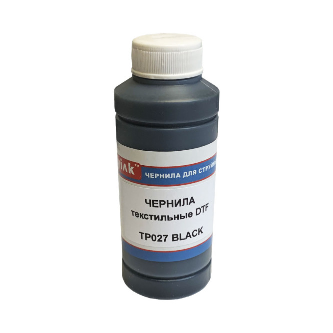 Чернила текстильные DTF для EPSON (100мл, black) TP027BK MyInk