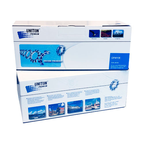 Картридж для HP Color LJ M452/M477 CF411X (410X) синий (5K) UNITON Premium
