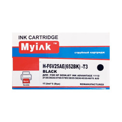 Картридж для (652XL) HP DJ Advantage 2135/3635/3835/4535/4675 ECO-SAVER с тремя сменными чернильными блоками (17,2ml * 3шт) Black MyInk