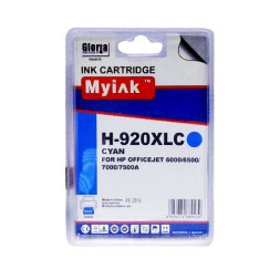 Картридж для (920XL) HP OfficeJet 6500 CD972A Cyan (14,6ml, Dye) MyInk