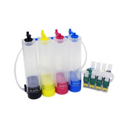 СНПЧ для EPSON Expression Home XP-33/103/203/207/303/306/403/406 (T1701-1704) /чип/ 4шт(БЕЗ ЧЕРНИЛ) Китай