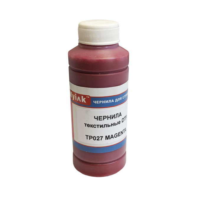 Чернила текстильные DTF для EPSON (100мл, magenta) TP027M MyInk