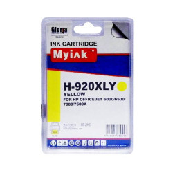 Картридж для (920XL) HP OfficeJet 6500 CD974A Yellow (14,6ml, Dye) MyInk
