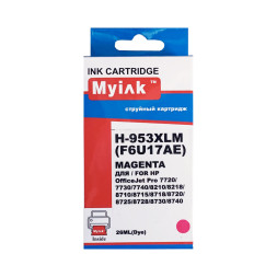 Картридж для (953XL) HP OfficeJet Pro 8210/8710/873 F6U17AE Magenta MyInk
