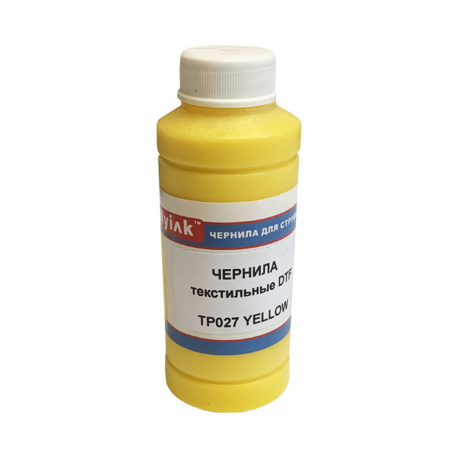 Чернила текстильные DTF для EPSON (100мл, yellow) TP027Y MyInk